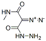 Propanoic  acid,  2-diazo-3-(methylamino)-3-oxo-,  hydrazide|