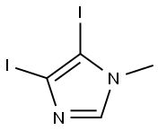 4,5-二碘-1-甲基-1H-咪唑 结构式