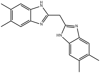 2,2'-METHYLENEBIS(5,6-DIMETHYLBENZIMIDAZOLE) 化学構造式