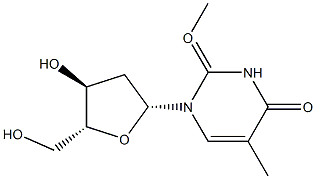 2-O-METHYLTHYMIDINE Struktur