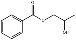 安息香酸2-ヒドロキシプロピル 化学構造式