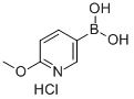 2-Methoxy-5-pyridineboronic acid hydrochloride Struktur