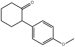 2-(4-METHOXYPHENYL)-1-CYCLOHEXANONE, 37087-68-6, 结构式