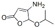 2(5H)-Furanone, 4-amino-5-(1-methylethoxy)- (9CI) Struktur