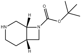 (1R,6S)-8-Boc-3,8-diazabicyclo[4.2.0]octane Struktur