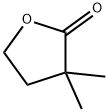 α,α-ジメチル-γ-ブチロラクトン 化学構造式