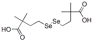 4,4'-Diselenobis(2,2-dimethylbutyric acid) 结构式
