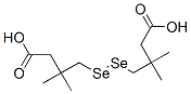 4,4'-Diselenobis(3,3-dimethylbutyric acid) Struktur