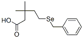 5-(Benzylseleno)-3,3-dimethylvaleric acid 结构式