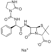 アズロシリンナトリウム 化学構造式