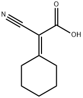 シクロヘキシリデンシアノ酢酸 化学構造式