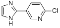 2-CHLORO-5-(1H-IMIDAZOL-2-YL)-PYRIDINE 结构式