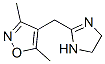 Isoxazole,  4-[(4,5-dihydro-1H-imidazol-2-yl)methyl]-3,5-dimethyl- 结构式