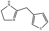 1H-Imidazole,  4,5-dihydro-2-(3-thienylmethyl)- Structure