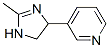 Pyridine,  3-(4,5-dihydro-2-methyl-1H-imidazol-4-yl)-  (9CI) Structure