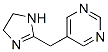 Pyrimidine,  5-[(4,5-dihydro-1H-imidazol-2-yl)methyl]- 结构式