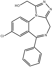 ALPHA-HYDROXYALPRAZOLAM Structure