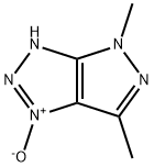 Pyrazolo[3,4-d]-1,2,3-triazole, 3,4-dihydro-4,6-dimethyl-, 1-oxide (9CI) 结构式