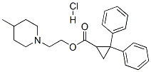 2-(4-메틸-1-피페리딜)에틸2,2-디페닐시클로프로판-1-카르복실산염염산염