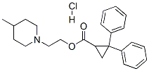 37124-13-3 2-(4-methyl-1-piperidyl)ethyl 2,2-diphenylcyclopropane-1-carboxylate h ydrochloride