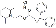 37124-14-4 2-(2,6-dimethyl-1-piperidyl)ethyl 2,2-diphenylcyclopropane-1-carboxyla te hydrochloride