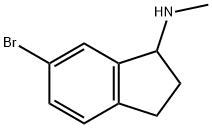 6-BROMO-2,3-DIHYDRO-N-METHYL-1H-INDEN-1-AMINE Struktur