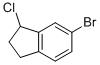 6-BROMO-1-CHLORO-2,3-DIHYDRO-1H-INDENE Struktur