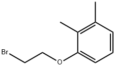 1-(2-ブロモエトキシ)-2,3-ジメチルベンゼン 化学構造式