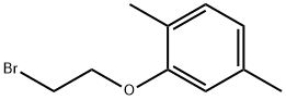 2-(2-溴乙氧基)-1,4-二甲基苯 结构式