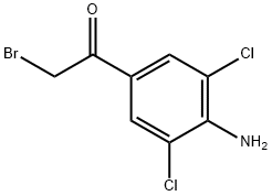 4-Amino-3,5-dichlorophenacylbromide Structure