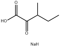 3-メチル-2-オキソペンタン酸ナトリウム 化学構造式