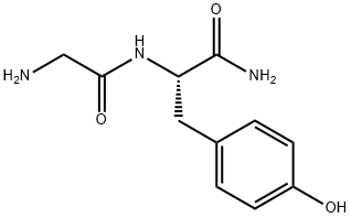 H-GLY-TYR-NH2 · HCL 化学構造式