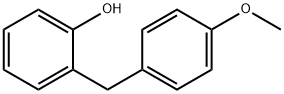 2-[(4-甲氧基苯基)甲基]苯酚 结构式