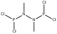 1,2-ビス(ジクロロホスフィノ)-1,2-ジメチルヒドラジン, min. 98% 化学構造式