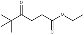 5,5-ジメチル-4-オキソヘキサン酸エチル 化学構造式