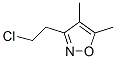 Isoxazole, 3-(2-chloroethyl)-4,5-dimethyl- (9CI) 化学構造式