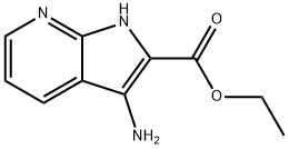 1H-Pyrrolo[2,3-b]pyridine-2-carboxylicacid,3-amino-,ethylester(9CI) Structure