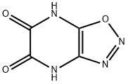 1,2,3-Oxadiazolo[4,5-b]pyrazine-5,6-dione,  4,7-dihydro- 化学構造式