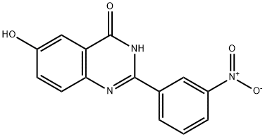 6-hydroxy-2-(3-nitrophenyl)quinazolin-4(3H)-one Structure