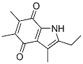 1H-Indole-4,7-dione, 2-ethyl-3,5,6-trimethyl- (9CI) 化学構造式