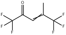 1,1,1,5,5,5-hexafluoro-4-methylpent-3-en-2-one Struktur