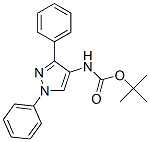 Carbamic acid, (1,3-diphenyl-1H-pyrazol-4-yl)-, 1,1-dimethylethyl ester (9CI) Struktur