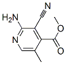 4-Pyridinecarboxylicacid,2-amino-3-cyano-5-methyl-,methylester(9CI) 结构式