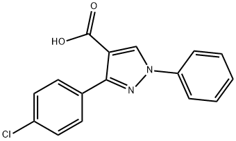 372107-14-7 3-(4-クロロフェニル)-1-フェニル-1H-ピラゾール-4-カルボン酸