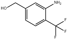 (3-Amino-4-(trifluoromethyl)phenyl)methanol Structure
