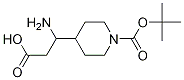 3-氨基-3-(1-BOC-4-哌啶基)丙酸,372144-02-0,结构式