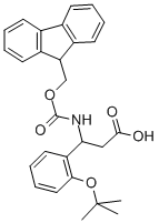 3-N-FMOC-氨基-3-(2-T-联苯基)丙酸, 372144-18-8, 结构式