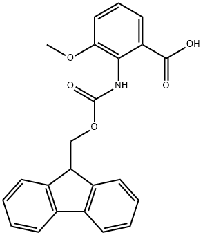 Benzoic acid, 2-[[(9H-fluoren-9-ylmethoxy)carbonyl]amino]-3-methoxy- (9CI)|2-((((9H-芴-9-基)甲氧基)羰基)氨基)-3-甲氧基苯甲酸