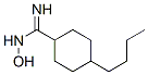 Cyclohexanecarboximidamide, 4-butyl-N-hydroxy- (9CI) 结构式