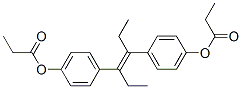 diethylstilbestrol dipropionate Struktur